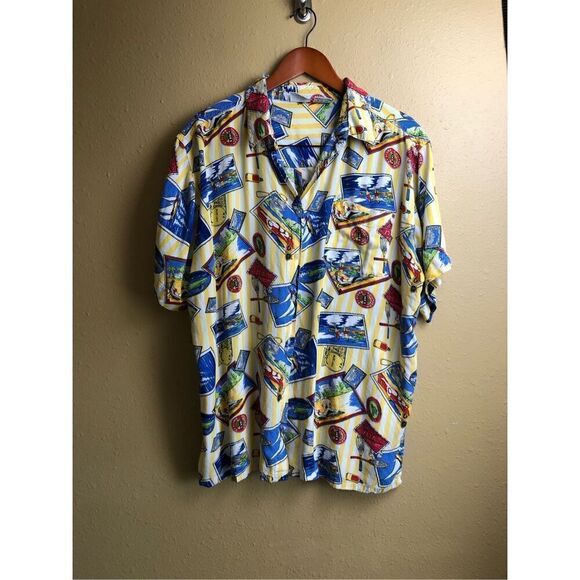 Carolina Colours Hawaiian Shirt Women’s Tropical SZ Plus 20W/40 - Picture 1 of 11